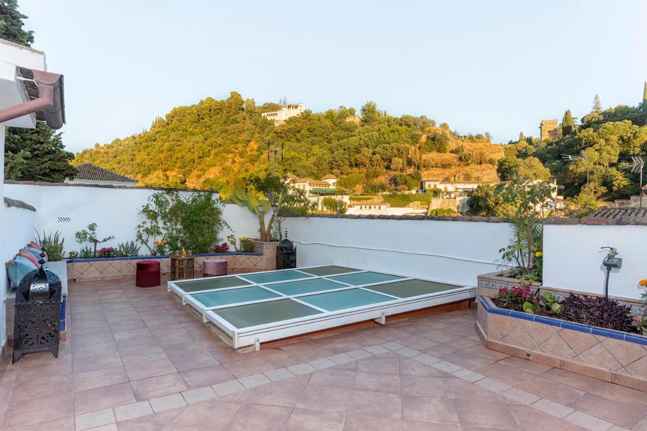 Morayma House Terrace With Views To Alhambra Villa Granada Ngoại thất bức ảnh