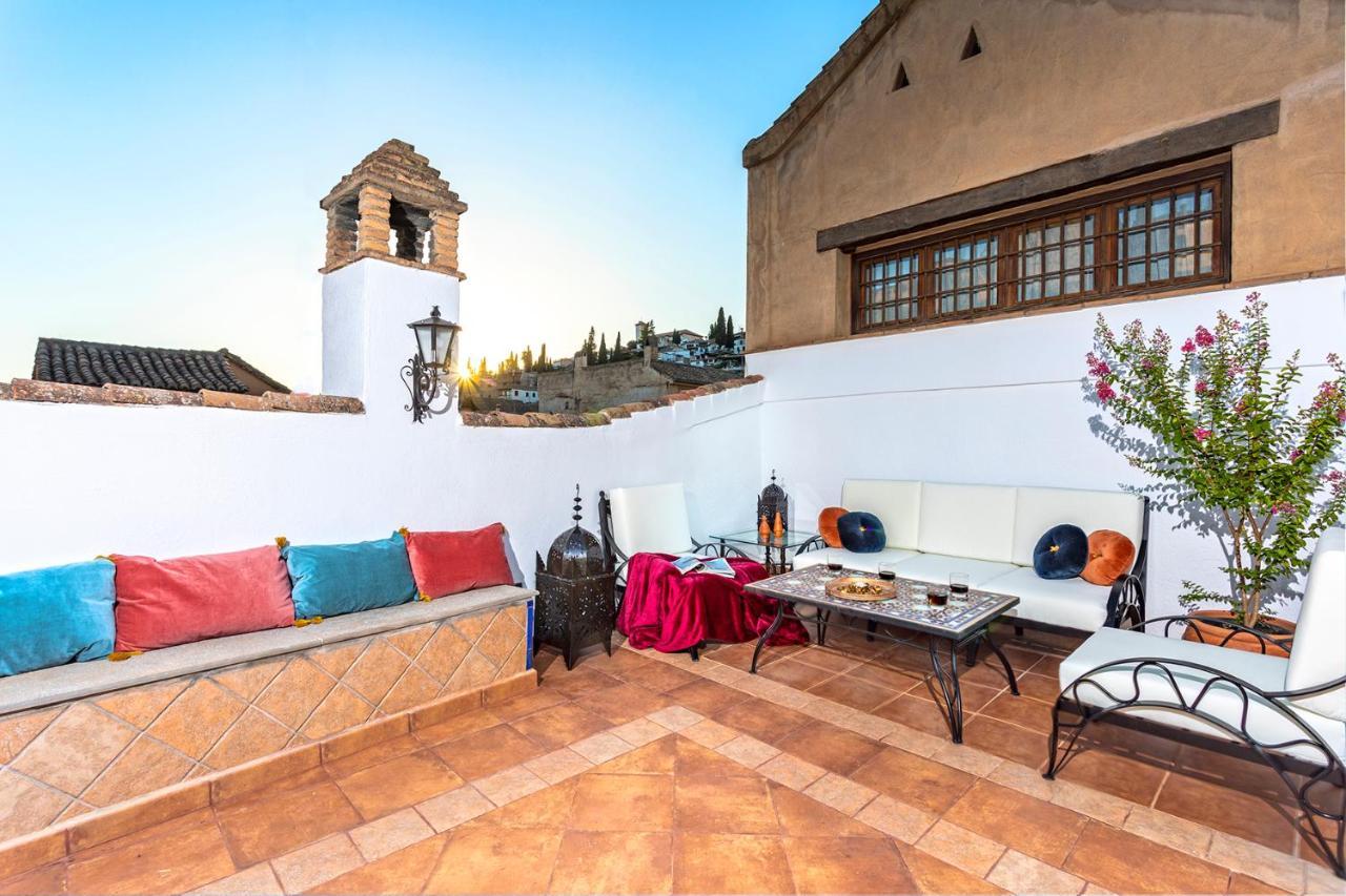 Morayma House Terrace With Views To Alhambra Villa Granada Ngoại thất bức ảnh